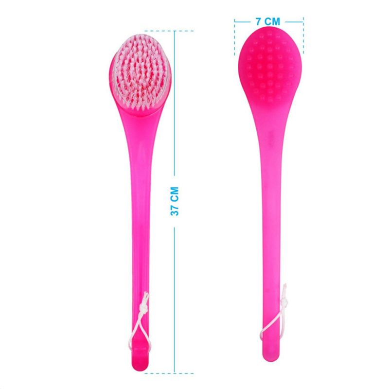 ¿Cuáles son las ventajas de las cabezas de cepillo de baño de plástico para el cuerpo de la espalda, generalmente hechas de cerdas o fibras de nylon?